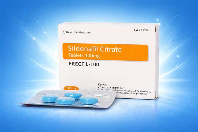 Bán Thuốc Erecfil 100mg chữa dứt điểm rối loạn cương dương  hàng mới về